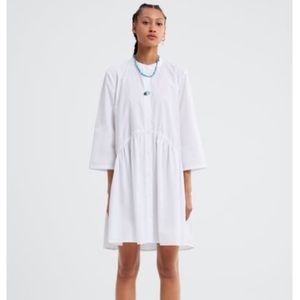 Zara Poplin Shirt Dress